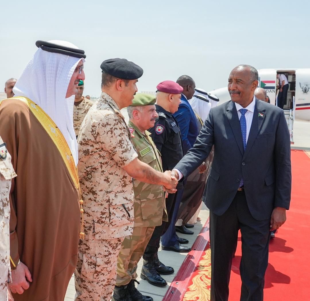 مراسم القمة السودانية البحرينية